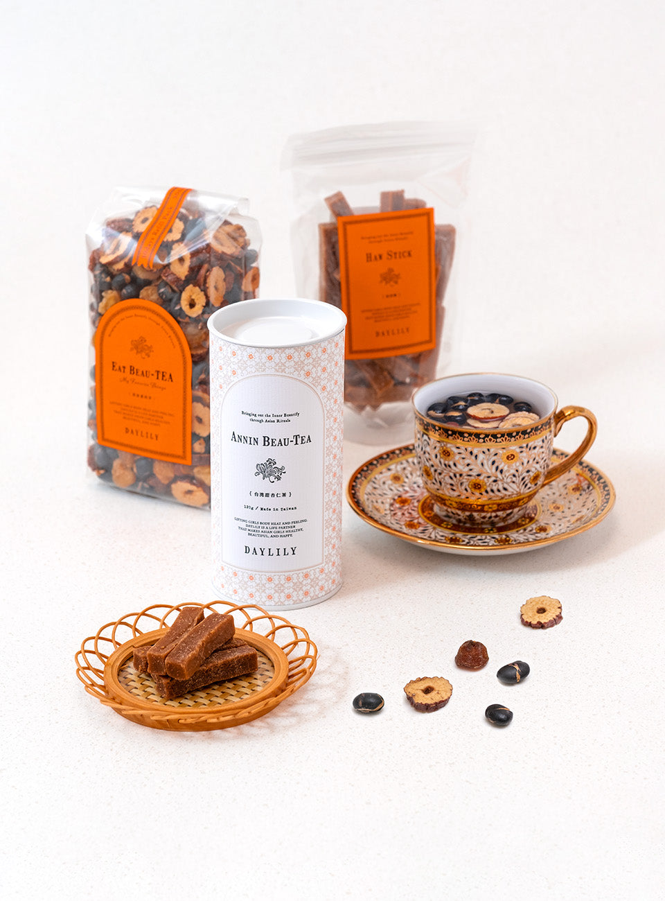 Asian Non-Caffeine Herbal Tea Set